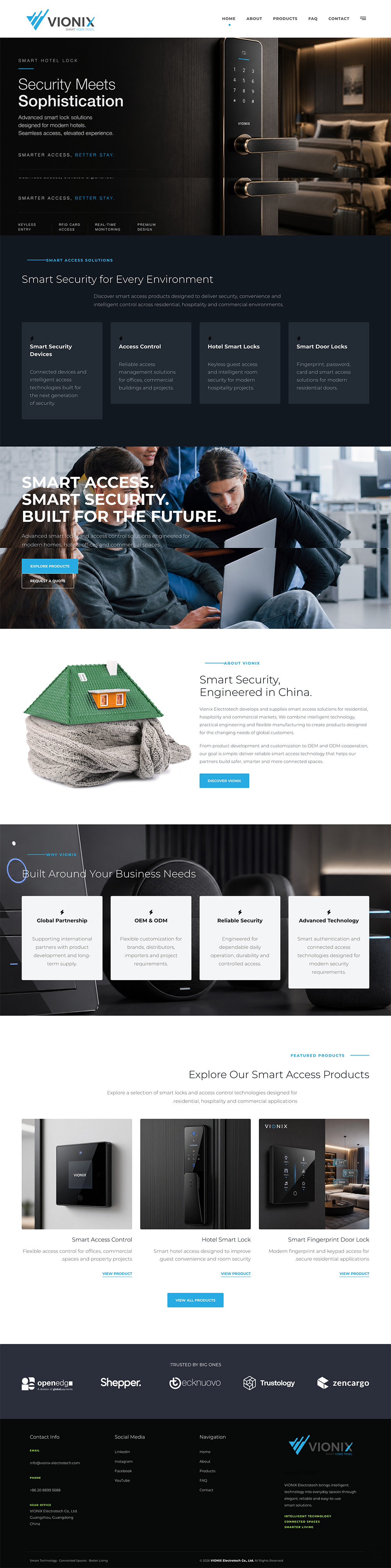 VIONIX Website Preview
